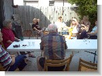 Gathered outside