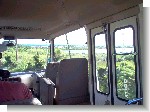 On the tour bus