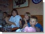 Stuffing their faces