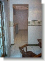Dinning room and kitchen from guest bedroom