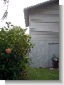 South side of house