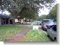 Down sidewalk - South